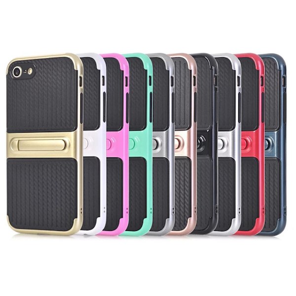 Carbon-Class Smart Hybridskal till iPhone 8 Rosa