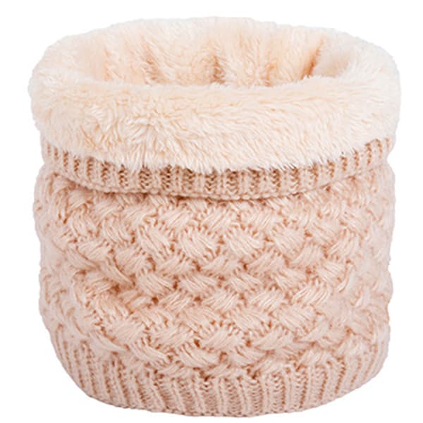 Ringhalsduk Fleece  Varm & Bekväm, Perfekt för Vind Rosa