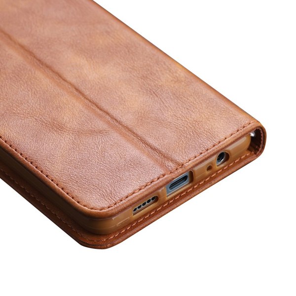 Huawei P30 Lite - Effektivt smart lommebokdeksel Ljusbrun