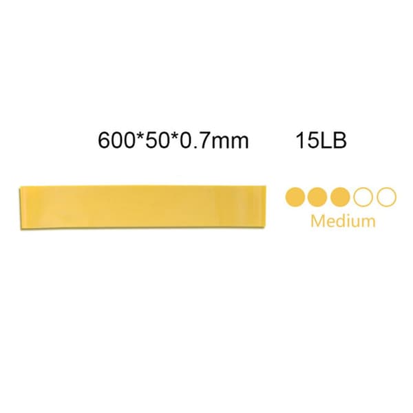 Kraftfullt Smidigt Tränings Gummiband (Olika Motstånd) Grön