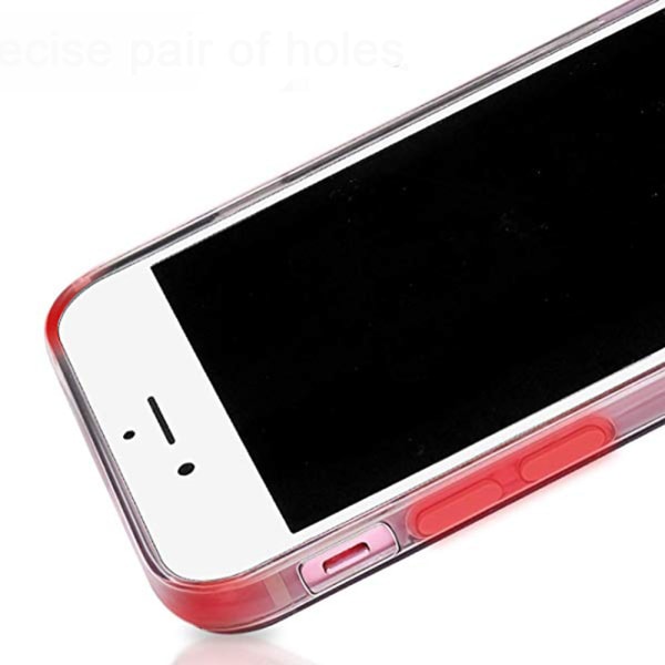 Stötdämpande Silikonskal - iPhone 8 Plus Transparent/Genomskinlig
