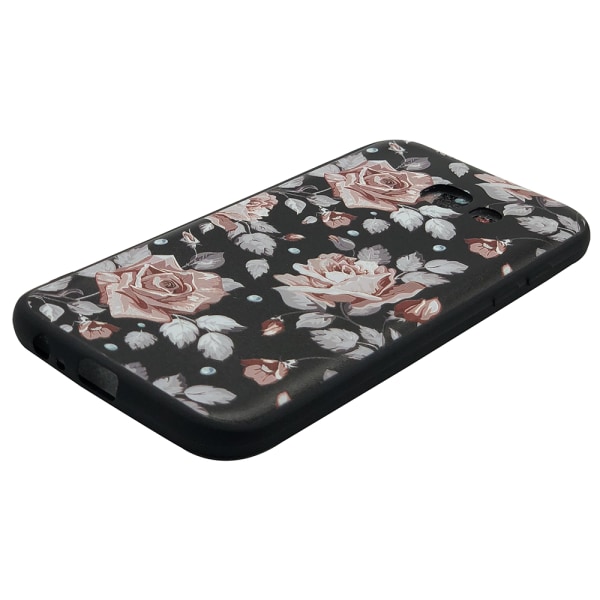 LEMAN cover med blomstermotiv til Samsung Galaxy A3 2017 4