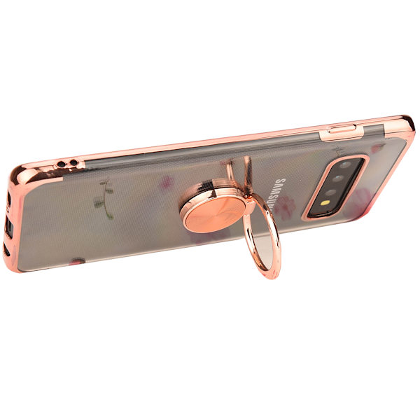 Robust Skyddsskal med Ringhållare - Samsung Galaxy S10+ Blå
