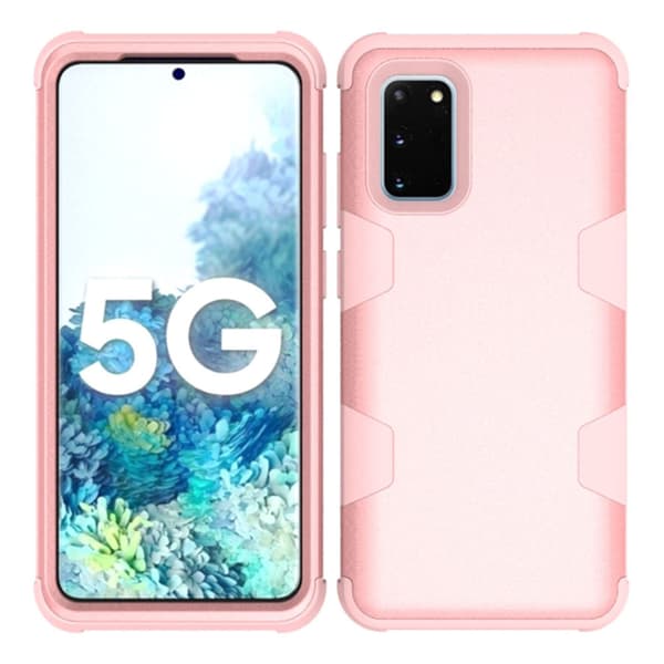 Samsung Galaxy S20 - Skyddsskal Rosa/Svart