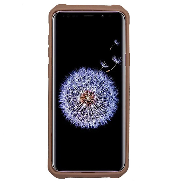 Smidigt Skal med Kortfack - Samsung Galaxy S9 Plus Röd