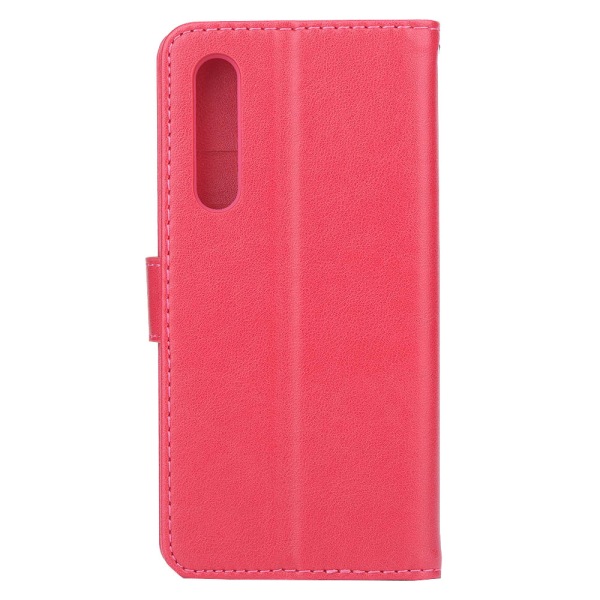 Huawei P30 - Robust, stilig lommebokdeksel Röd