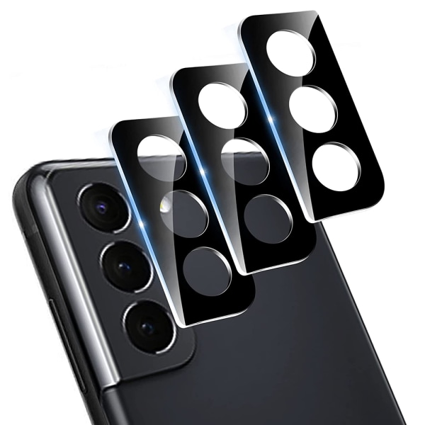 3-PAKKER Samsung Galaxy S23 Plus 2.5D Kameralinsedeksel HD 0.2mm Transparent