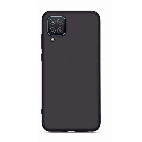 Stødabsorberende silikonecover (LEMAN) - Samsung Galaxy A12 Grön