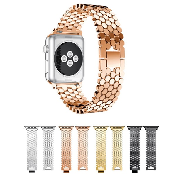 Robust L�nk f�r Apple Watch 44mm (4)(Rostfritt St�l) Guld