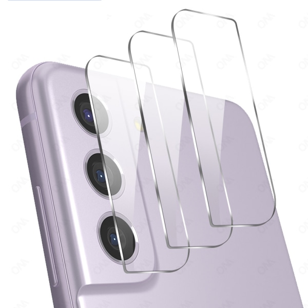 3-PACK-kameran linssin suojus, tavallinen HD Samsung Galaxy S21 FE Transparent