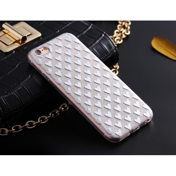 iPhone 6/6S PLUS Elegant Crystalheart-skal från FLOVEME ORIGINAL Grå