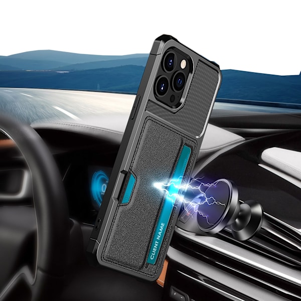 iPhone 14 Pro Max Plånboksfodral - Förvara Dina Kort med Stort Skydd