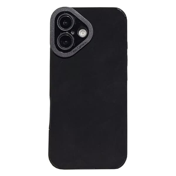 iPhone 16 Plus  Silikonskal som Håller Sig Rent & Snyggt Mörkgrå