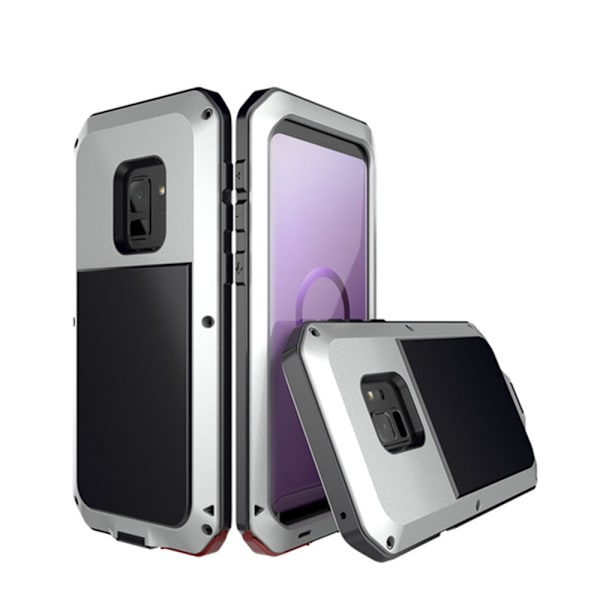 Stryktåligt Stilrent Skärmskydd Fodral - Samsung Galaxy S9+ Röd