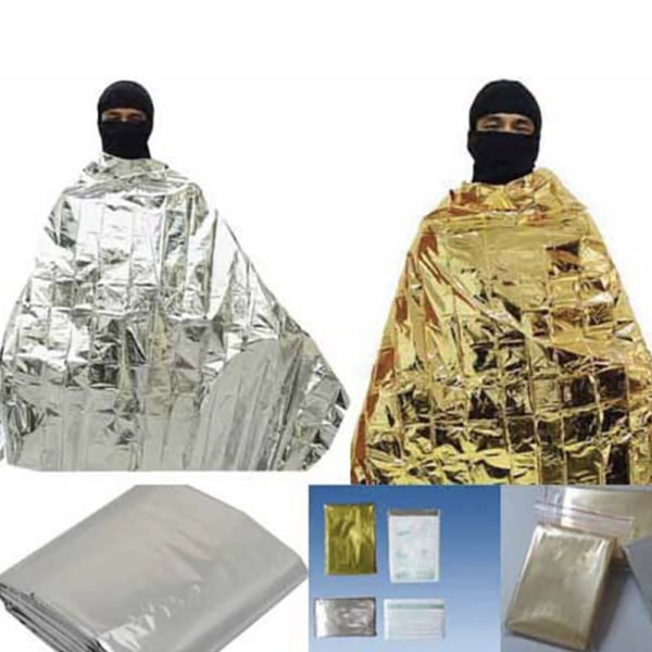 Survival Blanket / Emergency Blanket Varmetilbageholdelse Guld