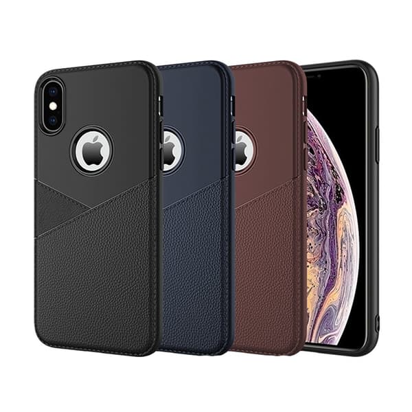Stötdämpande Skyddsskal - iPhone X/XS Marinblå