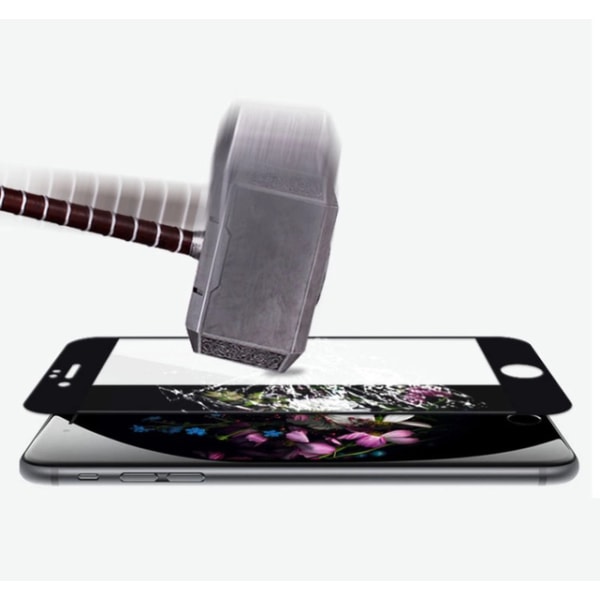 iPhone 6/6S Plus - FULD COVER - Skærmbeskytter (RAM) fra HeliGuard (HD) Svart