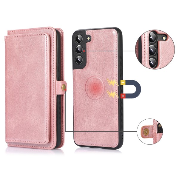 Smooth Wallet Case - Samsung Galaxy S22 Svart