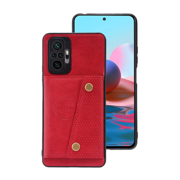 Xiaomi Redmi Note 10 Pro - Kansikorttilokero Röd