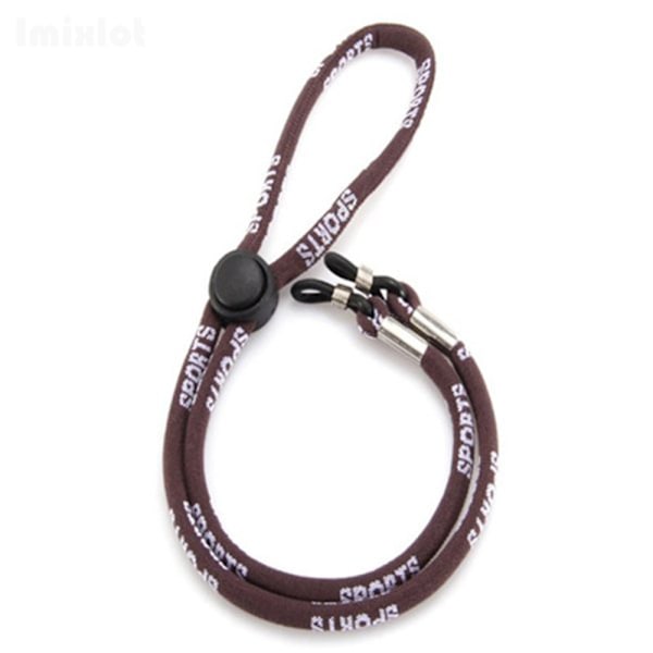 Justerbar smidig brille/solbrille snor Svart