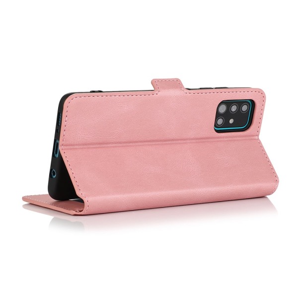 Samsung Galaxy A71 - Stilfuldt Floveme Wallet Cover Röd