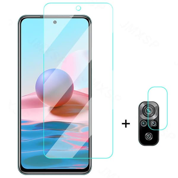 3-PACK Skärmskydd + Kameralinsskydd HD 0,3mm Redmi Note 10S Transparent