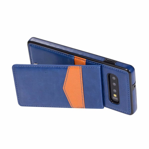 Stilfuldt (Leman) etui med kortrum - Samsung Galaxy S10 Brun