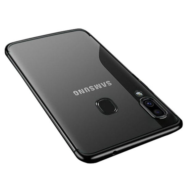 Samsung Galaxy A20E - Silikonskal Roséguld