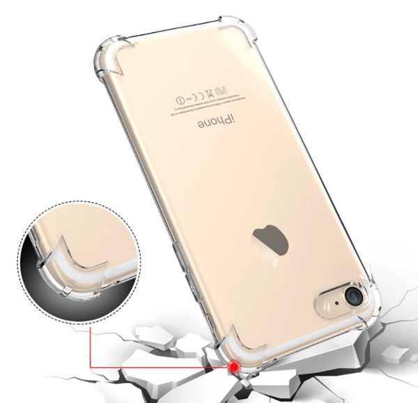 iPhone 7 - Stilrent Exklusivt Praktiskt Silikonskal Drop-proof Guld