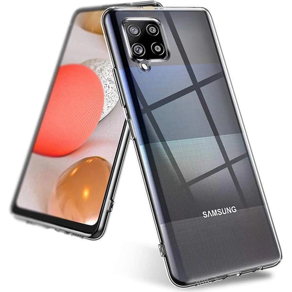 Skyddande Silikonskal (FLOVEME) - Samsung Galaxy A12 Transparent