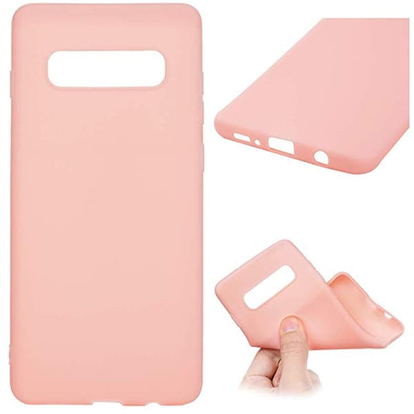 NKOBEE Skyddande Silikonskal - Samsung Galaxy S10 Röd