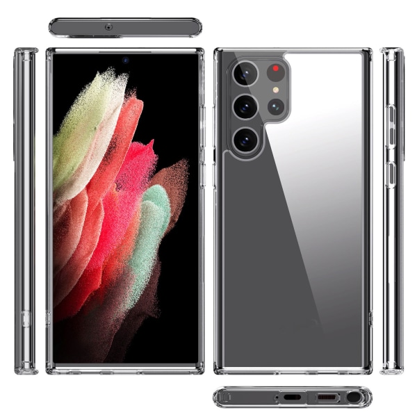 Samsung Galaxy S23 Ultra - Stilfuldt stødsikkert NKOBEE cover Röd