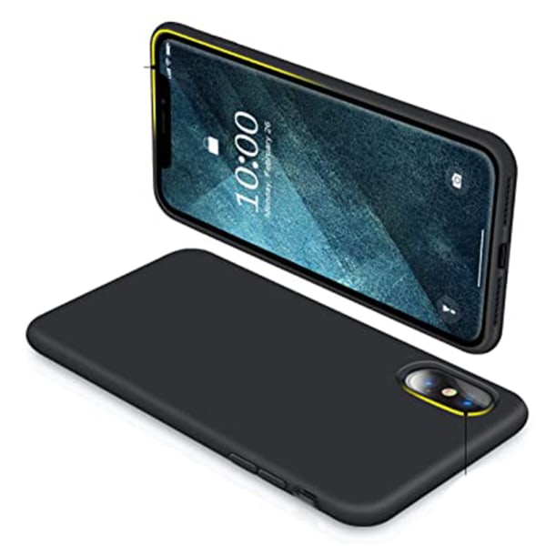 Stötdämpande Matt Nillkin Skal - iPhone XS Max Svart