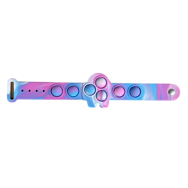 Mjuk Fidget Armband Simple Dimple Pop-It Macaroon