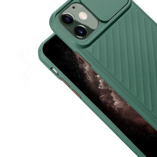 Glat stødabsorberende cover - iPhone 12 Röd