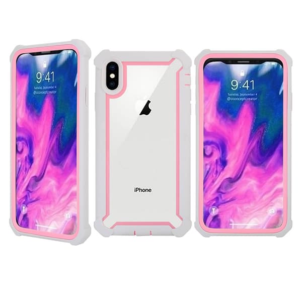 iPhone X/XS - Effektfullt Stötsäkert Fodral Grå Grå
