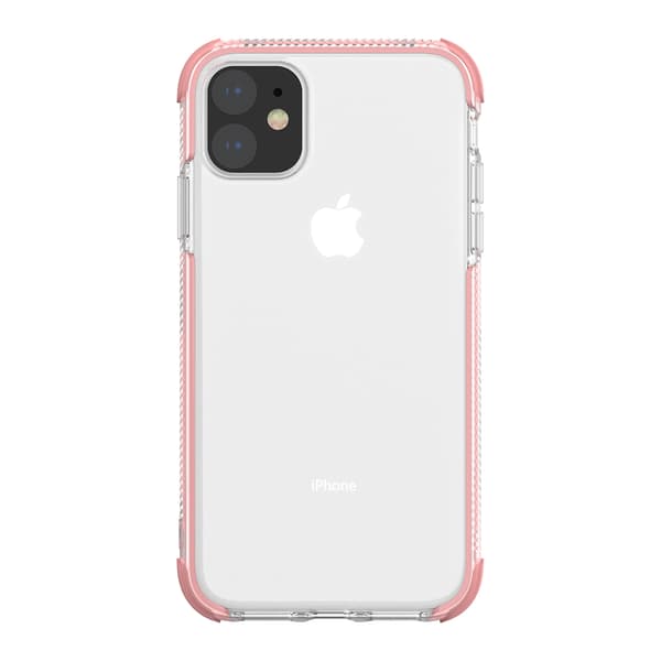 iPhone 11 Pro Max - Genomtänkt Silikonskal Röd Röd