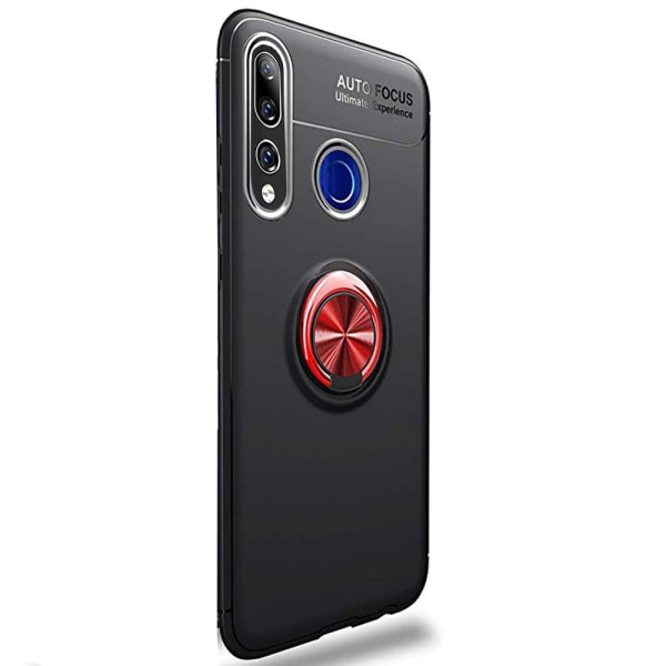 Huawei P Smart Z - Fleksibelt cover med ringholder Röd