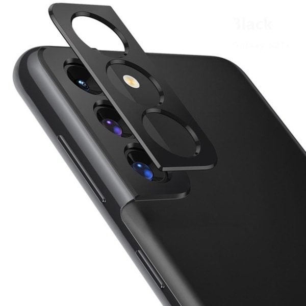 Galaxy S21 Högkvalitativt 2.5D Kameralinsskydd Svart