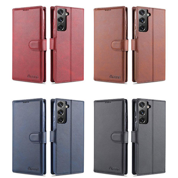 Stilsäkert AZNS Plånboksfodral - Samsung Galaxy S21 Plus Röd