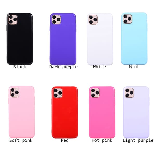 Genomtänkt Floveme Silikonskal - iPhone 11 Pro Svart