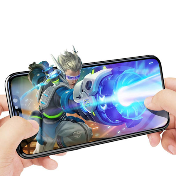 D:fence Skärmskydd till iPhone XR (Ram) Svart