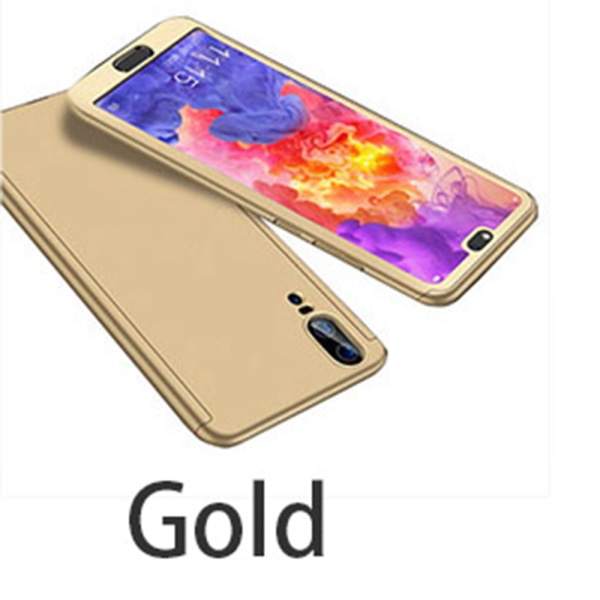 Eksklusivt Smart Double Cover - Huawei P20 Guld