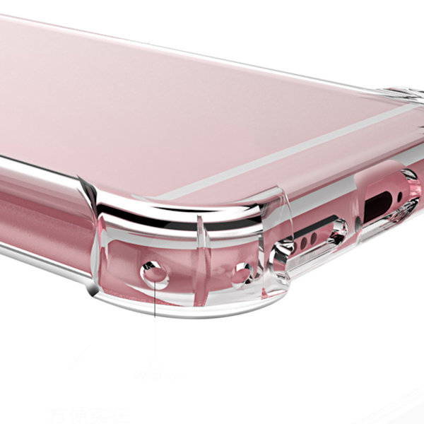 iPhone 7 Plus - Silikonskal Skyddande Transparent/Genomskinlig