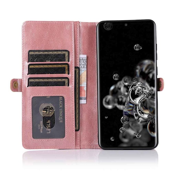 Stilsikkert Lommebokdeksel - Samsung Galaxy S20 Ultra Roséguld