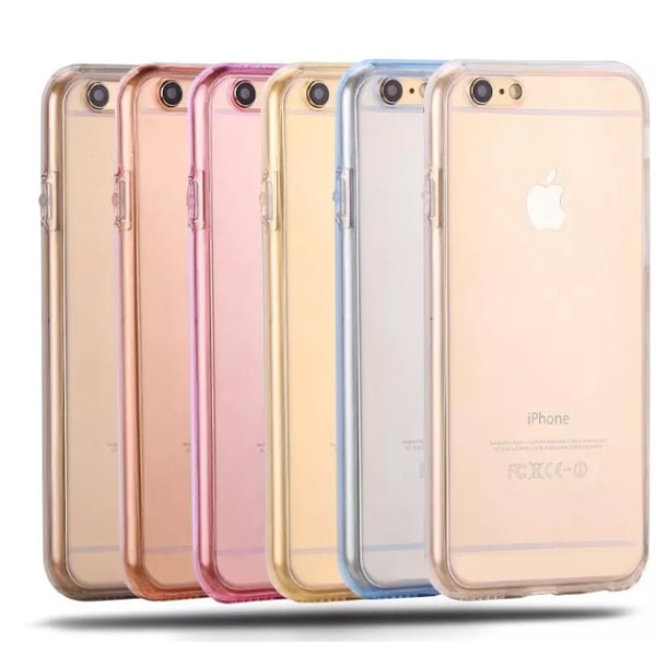 iPhone 6/6S Plus - Dobbelt silikone etui (TOUCH FUNCTION) Guld