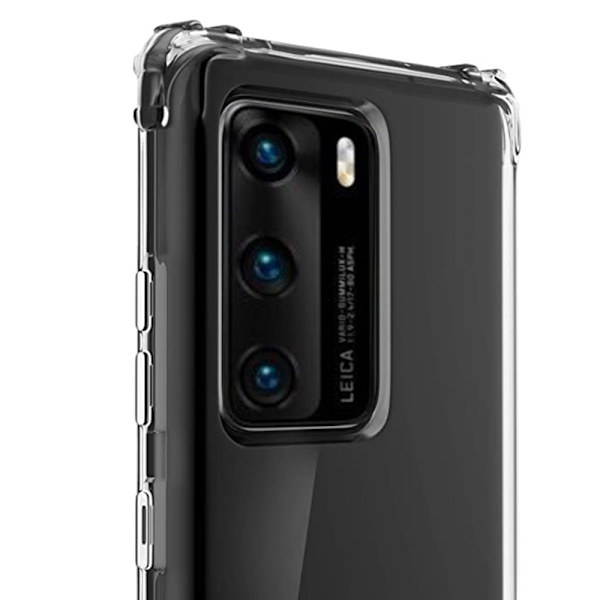 Huawei P40 - Kraftfullt Floveme Silikonskal Transparent/Genomskinlig