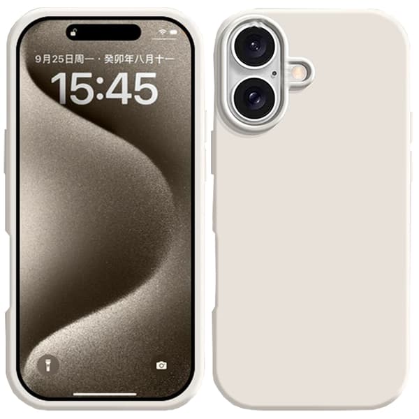 iPhone 17 Silikonskal  Reptålig & Greppvänlig Finish Lila