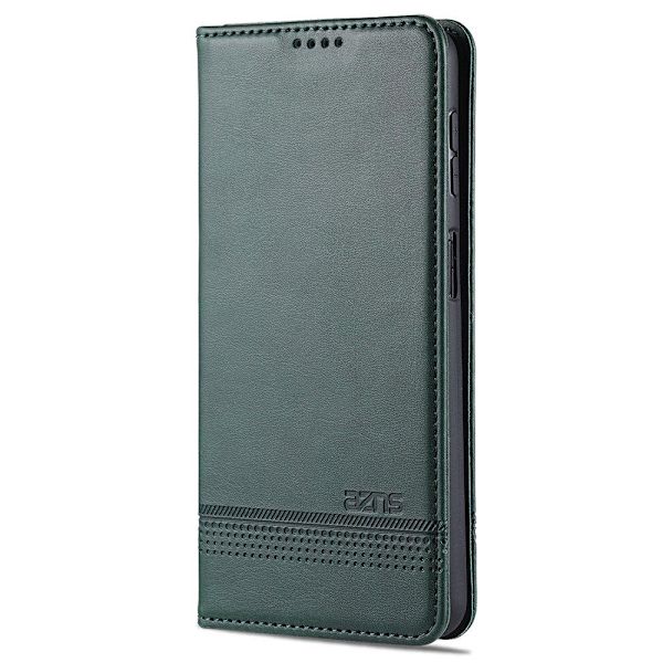 Effektiv YAZUNSHI Wallet Case - Samsung Galaxy A32 Mörkgrön