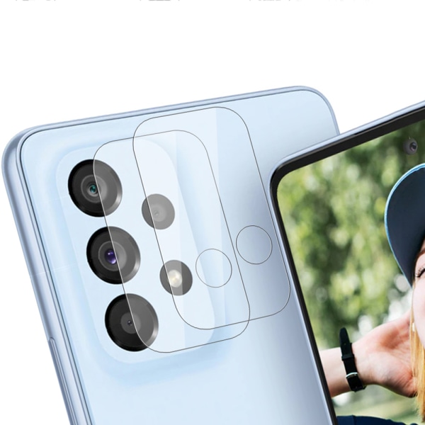 2-PACK Kameralinsskydd HD-Clear 0,2mm Samsung Galaxy A53 5G Transparent